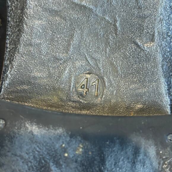 Avellini Black Leather Bootie - size 41 (US 10) - Picture 9 of 9